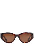 Brown Cat Eye Sunglasses 1