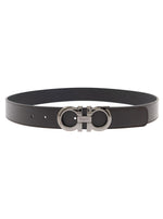 Brown Gancini Reversible Belt 1