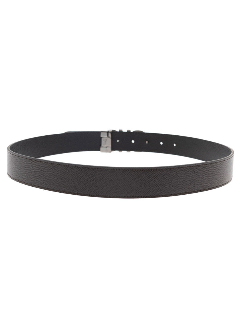 Brown Gancini Reversible Belt 2