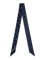 Blue Printed Bandana Scarf 1