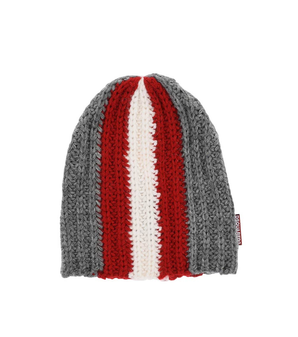 Grey Stripes Beanie Cap 1