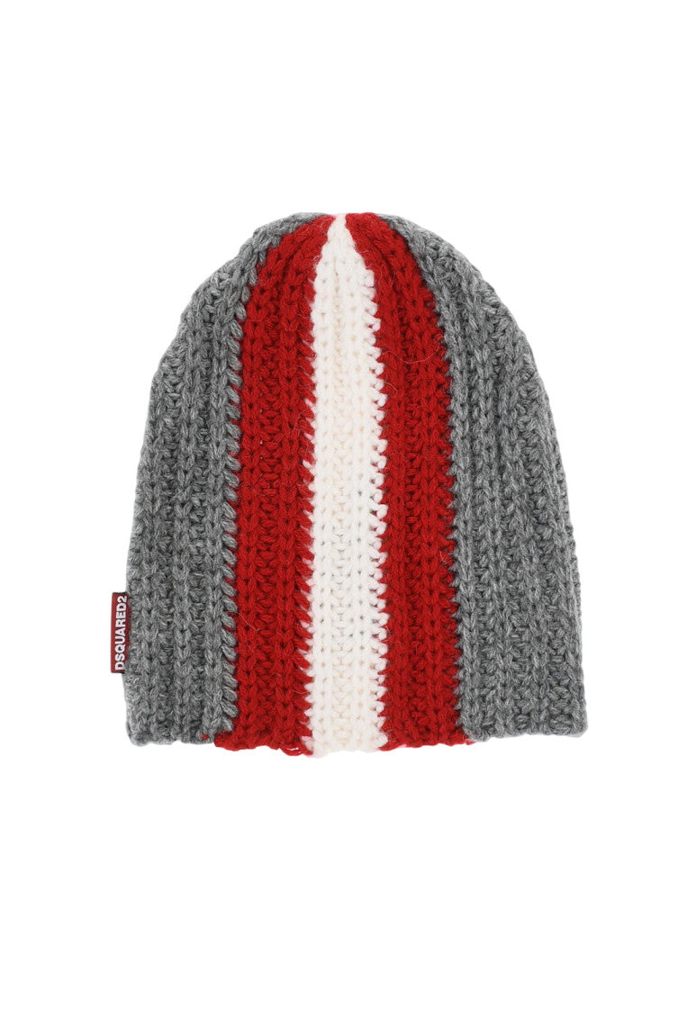 Grey Stripes Beanie Cap 3