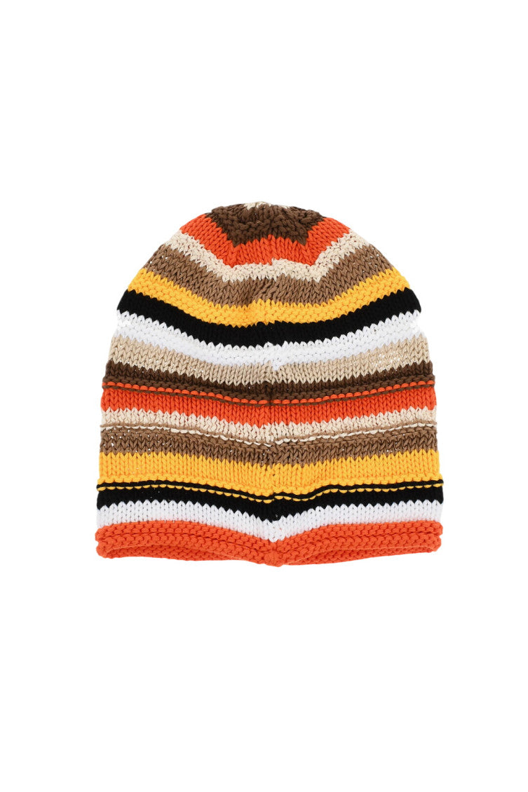 Multicolor Stripes Beanie Cap 3