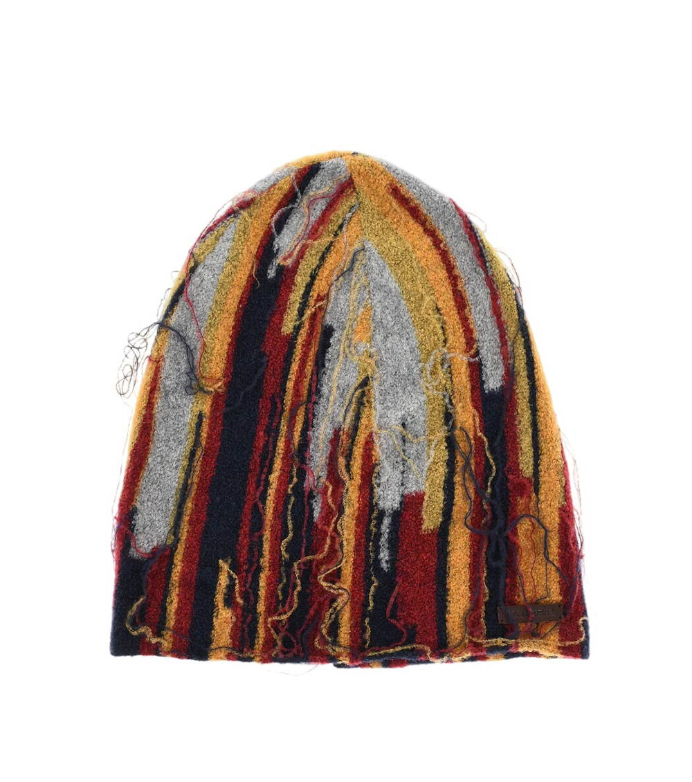 Multicolor Distressed Beanie Cap 1