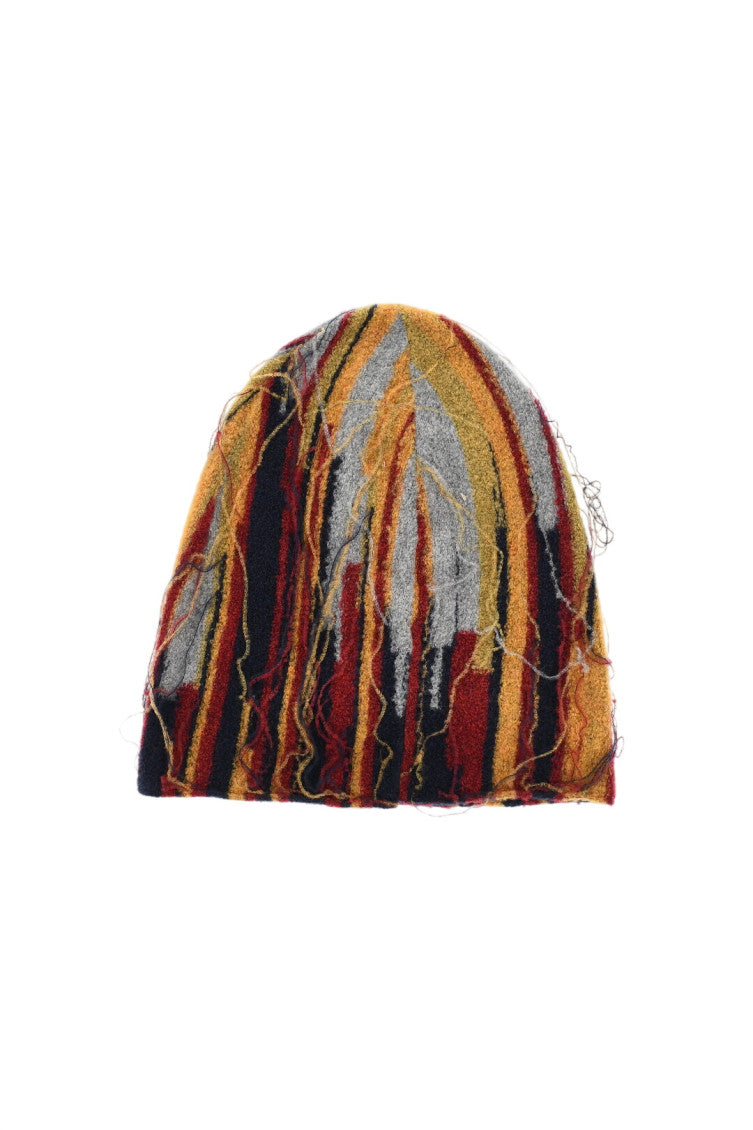 Multicolor Distressed Beanie Cap 3