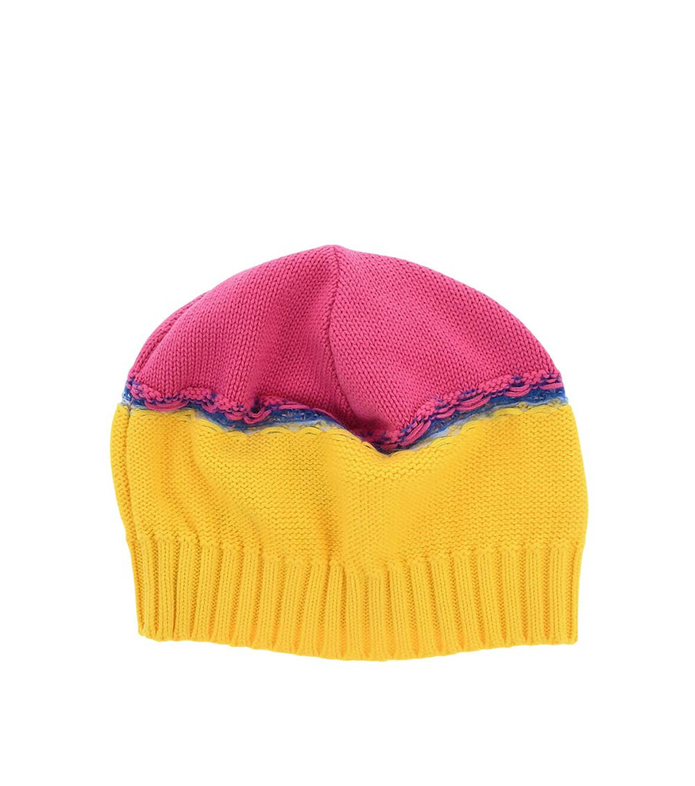Yellow Embroidered Logo Beanie Cap 3