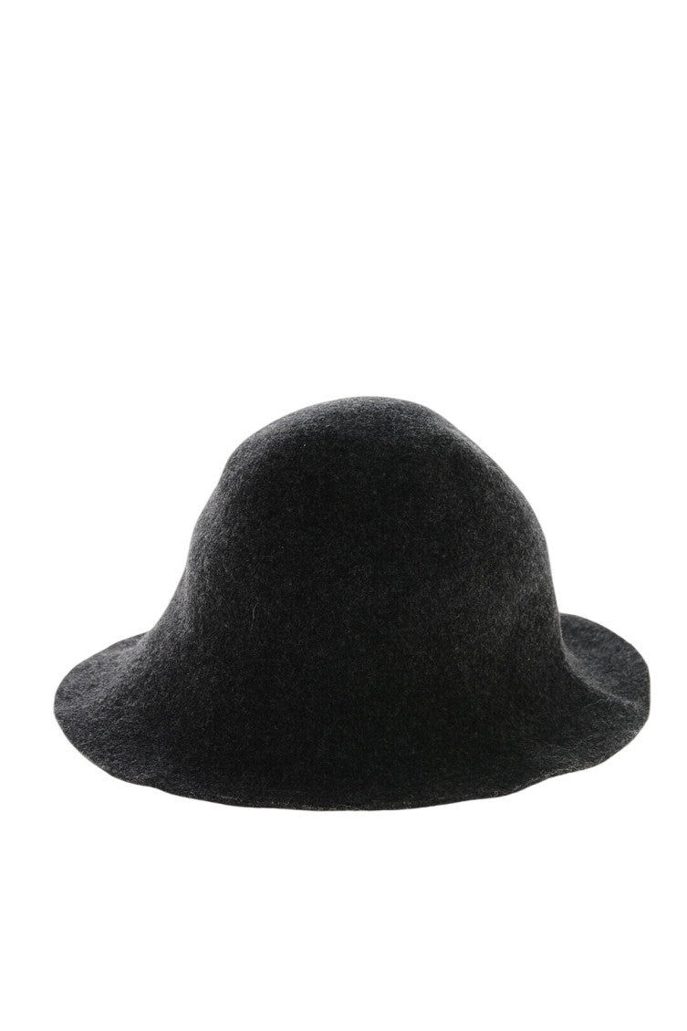 Dark Grey Solid Bucket Hat 2