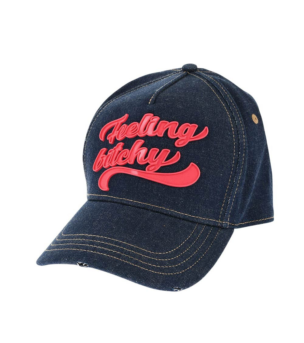 Denim Blue Logo Baseball Cap 1