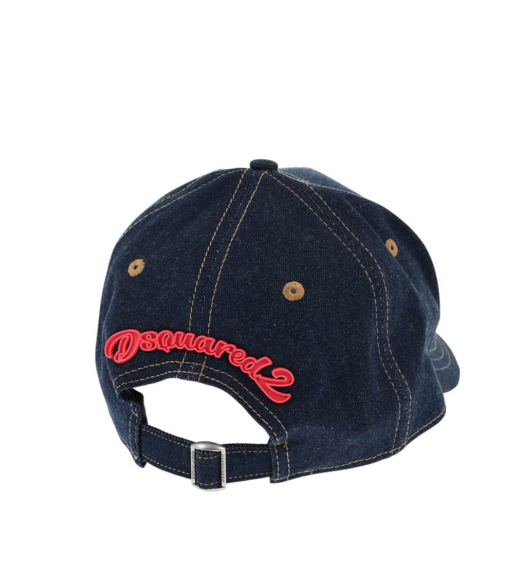 Denim Blue Logo Baseball Cap 3
