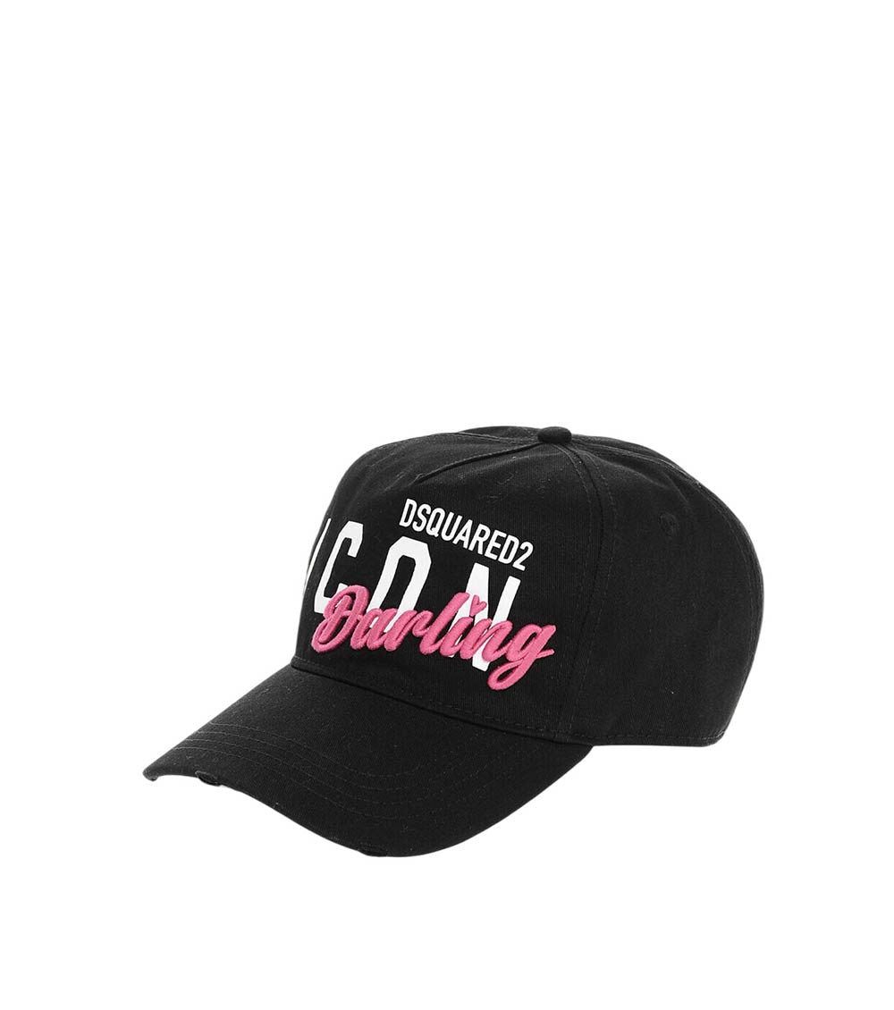 Black Logo Baseball Cap 1