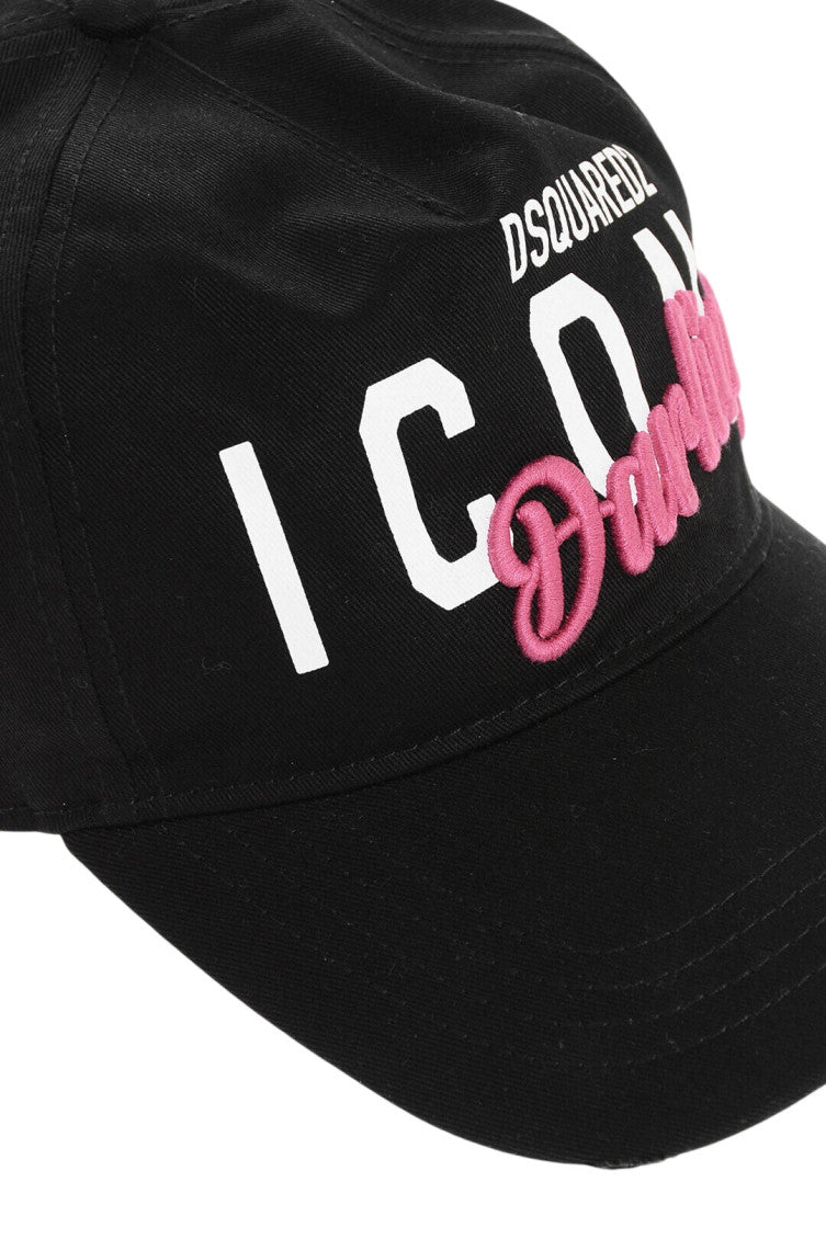 Black Logo Baseball Cap 3