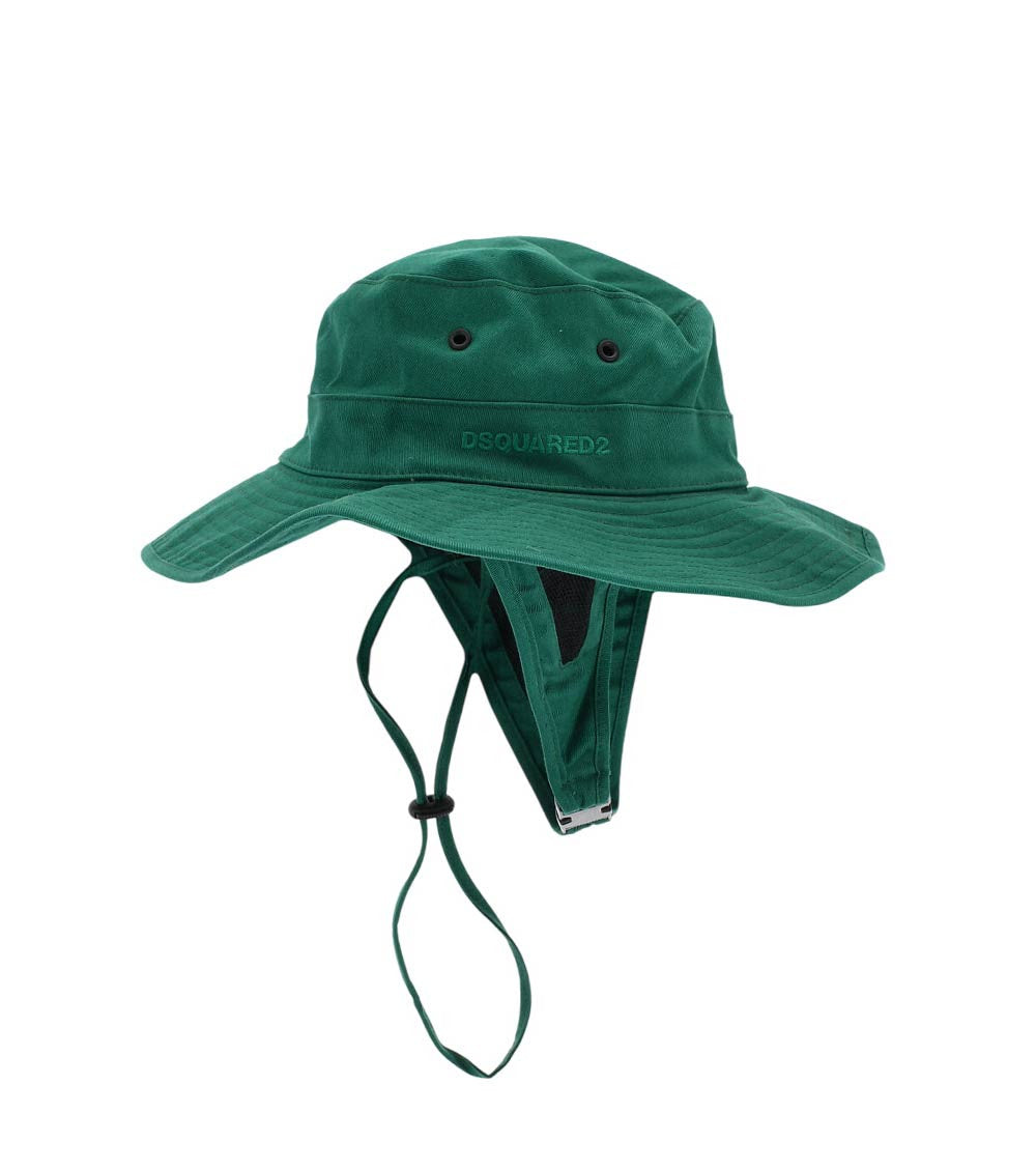 Green Logo Bucket Hat 1
