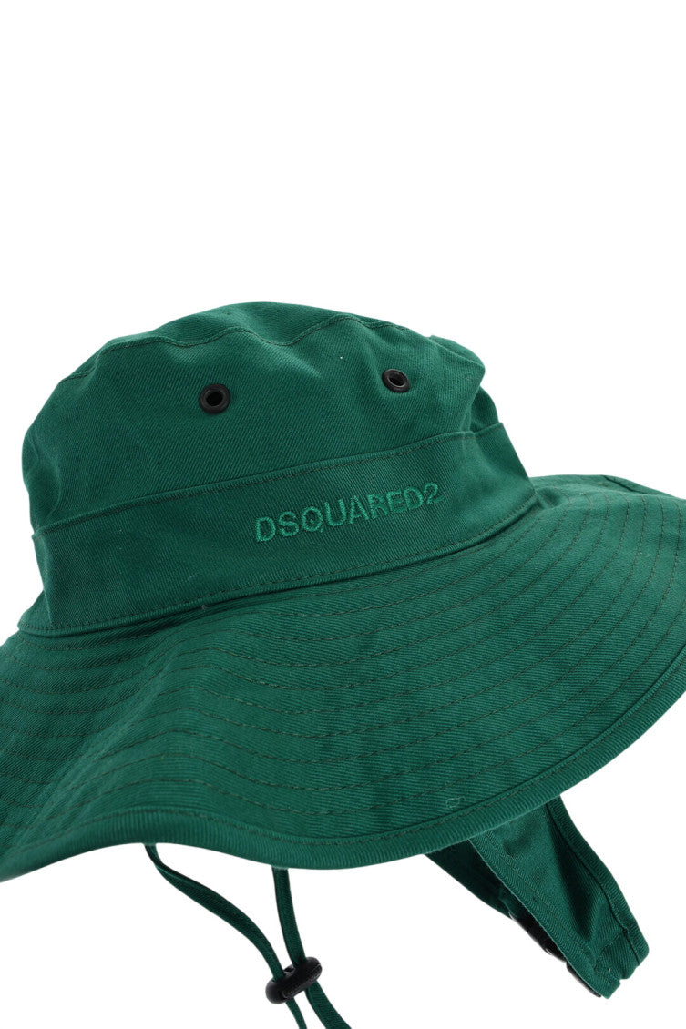 Green Logo Bucket Hat 2