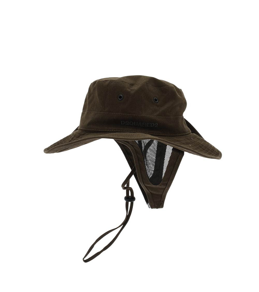 Olive Green Solid Bucket Hat 1