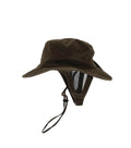 Olive Green Solid Bucket Hat 1