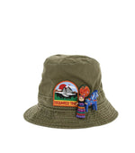 Green Embroidered Logo Bucket Hat 1
