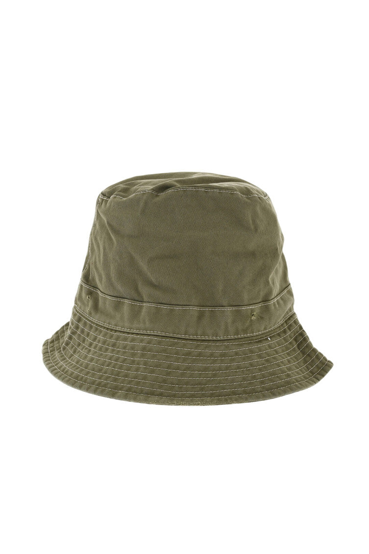 Green Embroidered Logo Bucket Hat 3