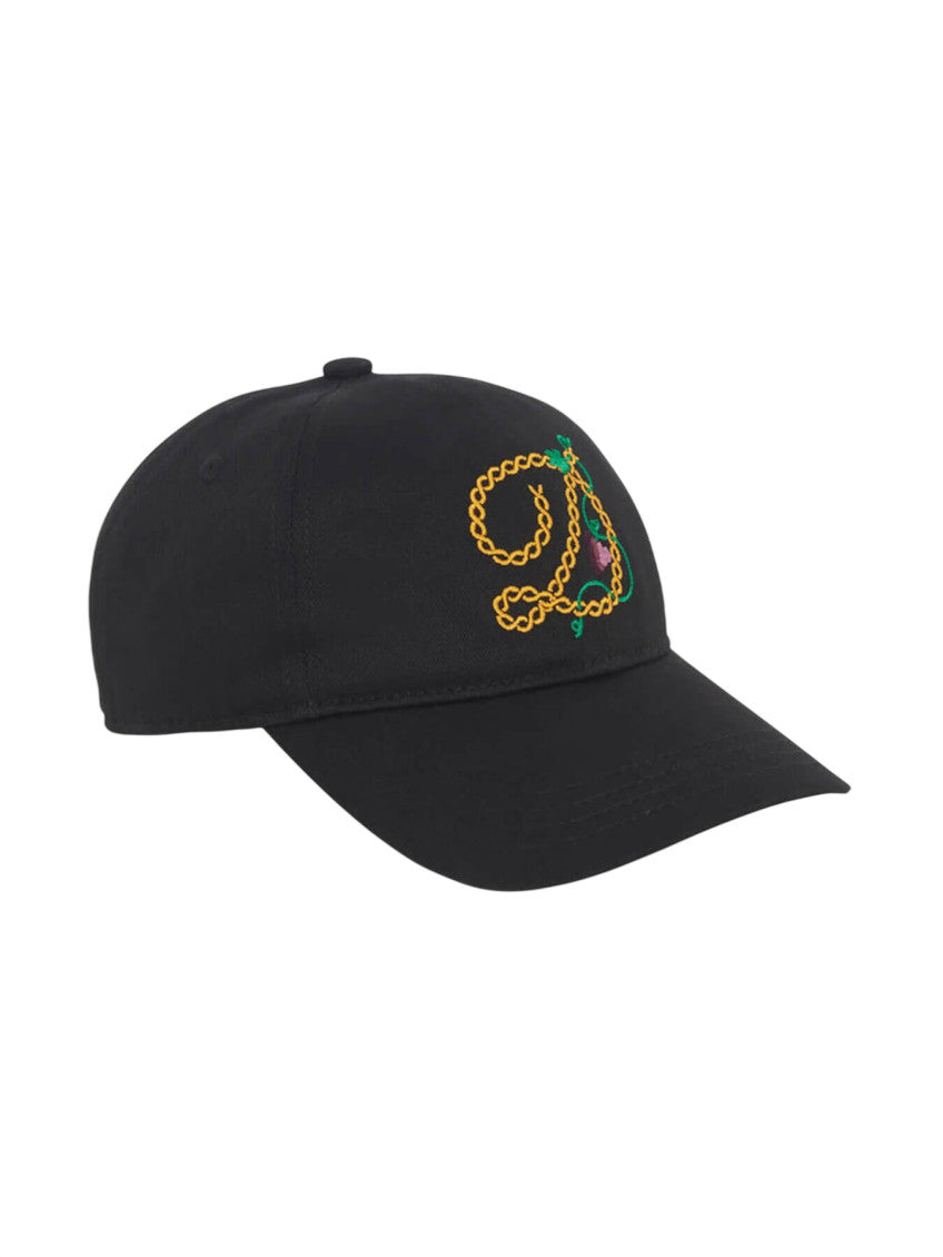 Black Solid Baseball Cap 2
