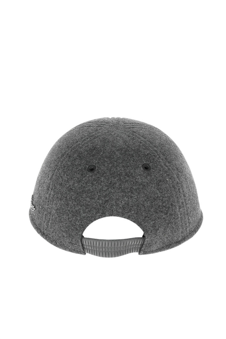 Grey Solid Baseball Cap 2