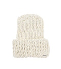 White Knitted Beanie Cap 1