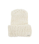 White Knitted Beanie Cap 1