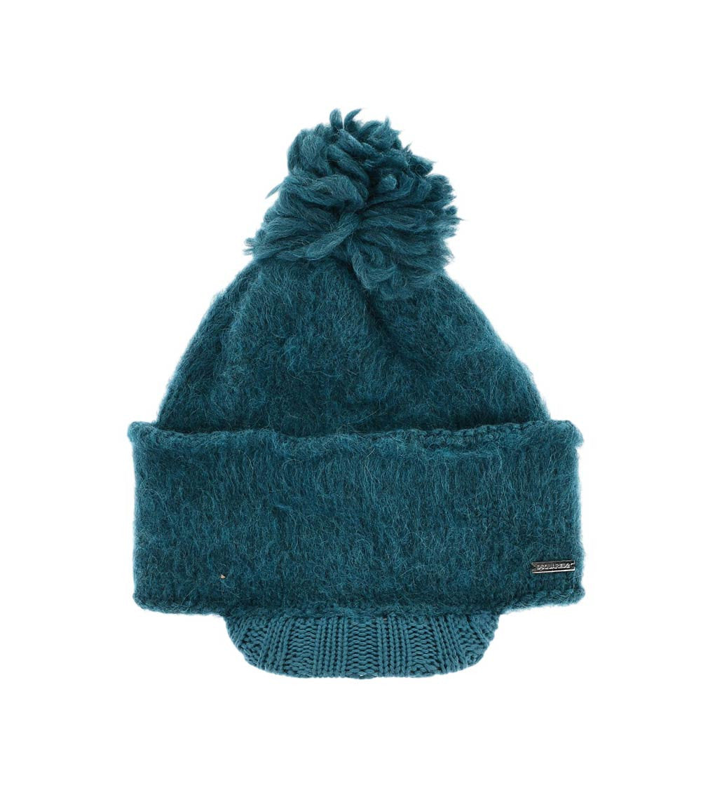 Dark Blue Solid Beanie Cap 1