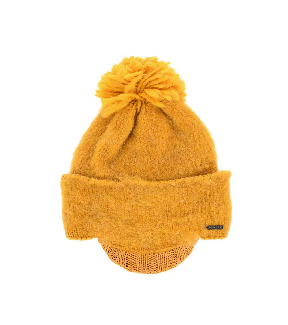 Yellow Solid Beanie Cap 1