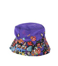 Purple Printed Bucket Hat 1