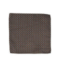 Dark Brown Jacquard Pocket Square 1