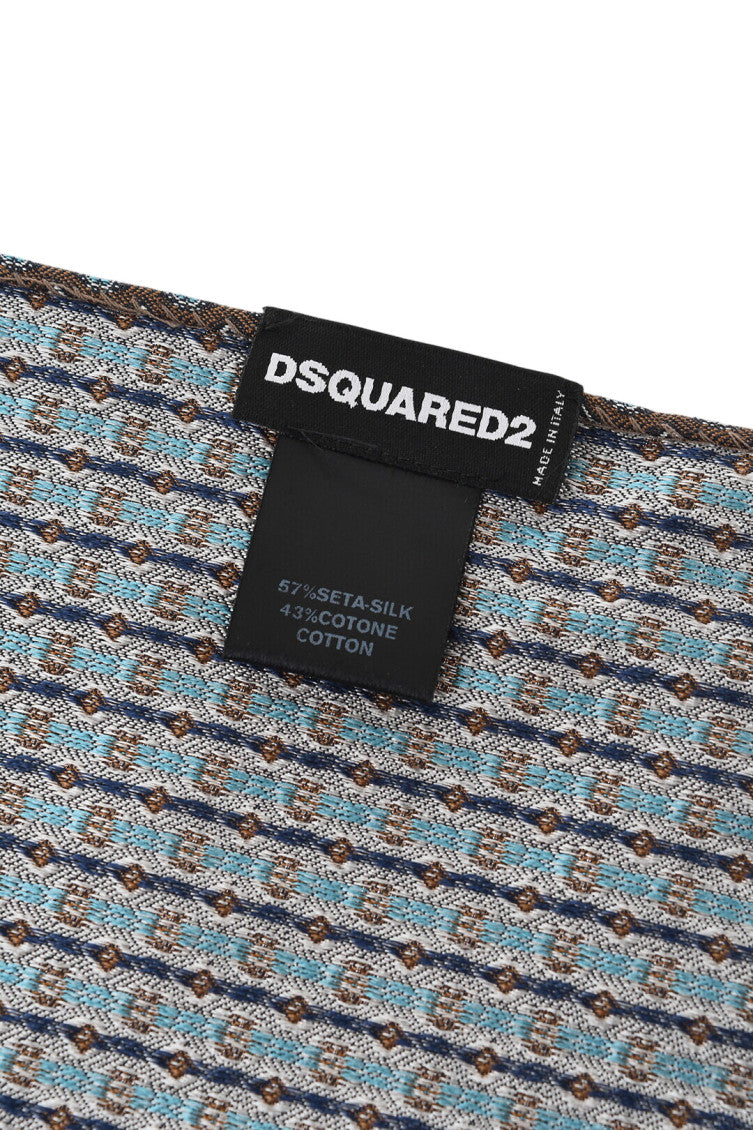 Dark Brown Jacquard Pocket Square 3