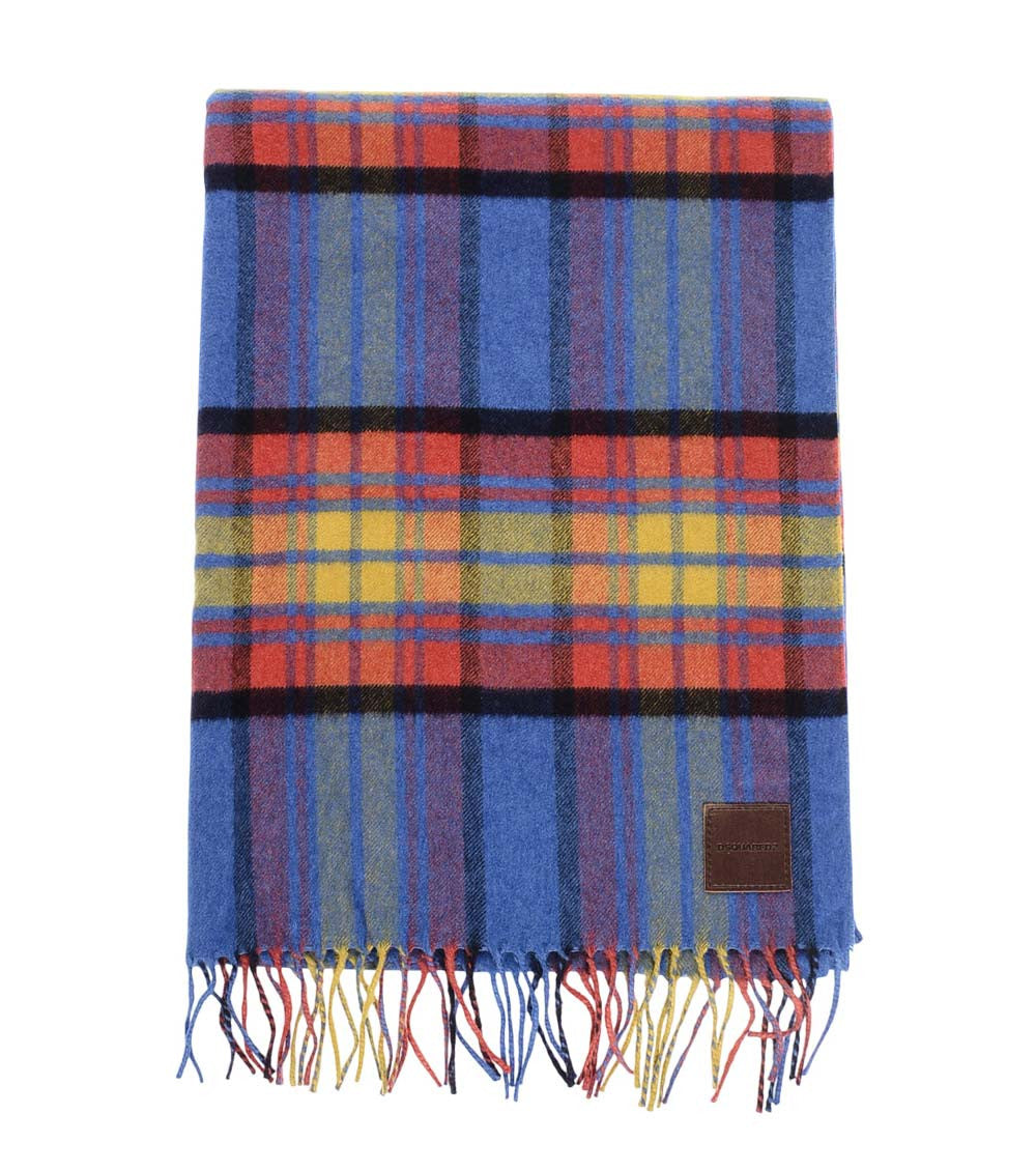 Multicolor Tartan Checks Scarf 1
