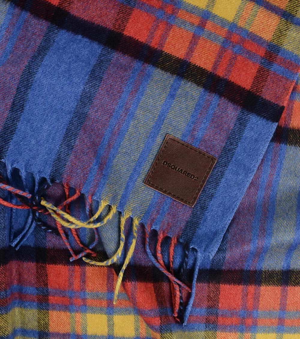 Multicolor Tartan Checks Scarf 3