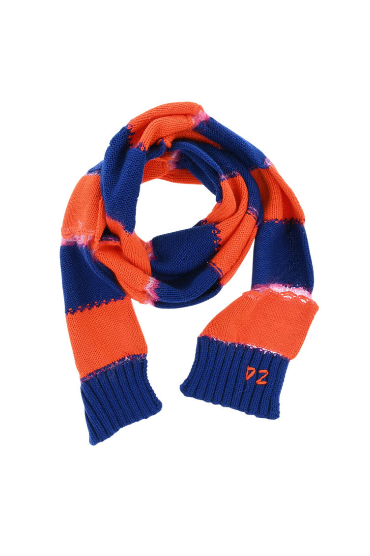 Orange Stripes Scarf 2