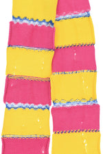 Yellow Vintage Stripes Scarf 1