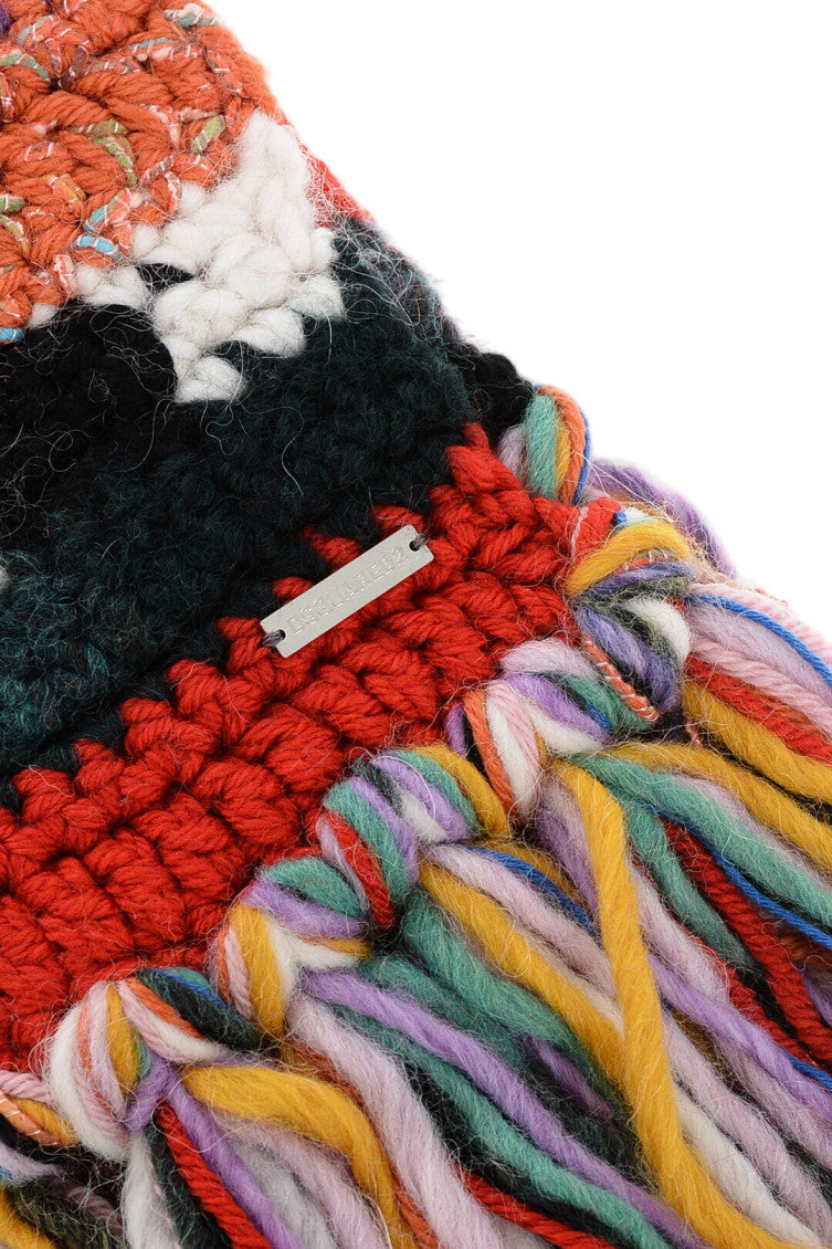 Multicolor Knitted Stripes Scarf 2