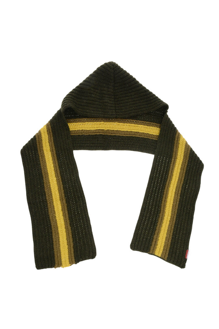 Black Yellow Stripes Scarf 1