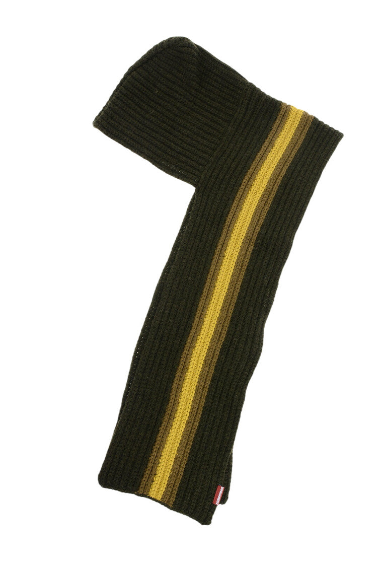 Black Yellow Stripes Scarf 3
