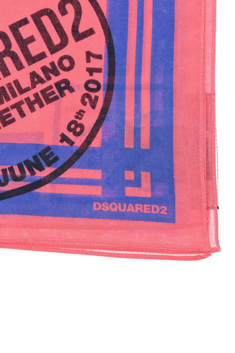 Pink Logo Scarf 2