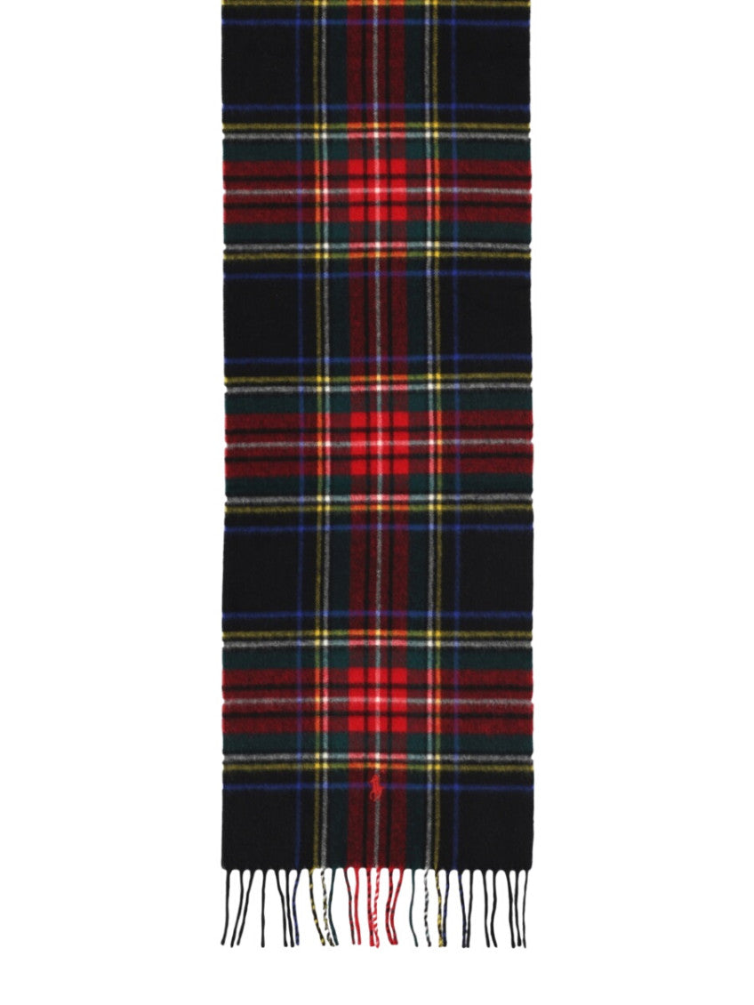 Black Stewart Plaid Scarf 1
