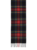 Black Stewart Plaid Scarf 1