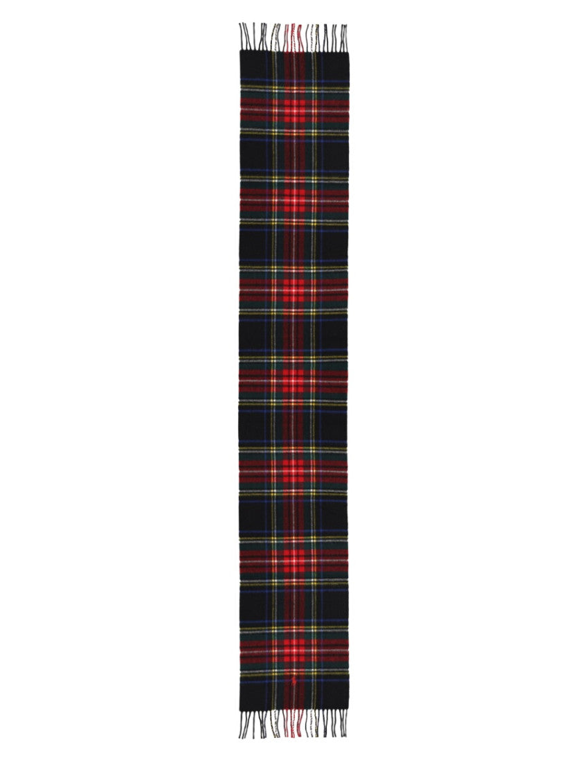 Black Stewart Plaid Scarf 2