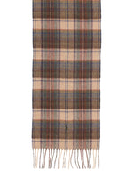 Multicolor Logo Plaid Scarf 1