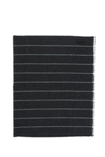 Dark Grey Stripes Scarf 1