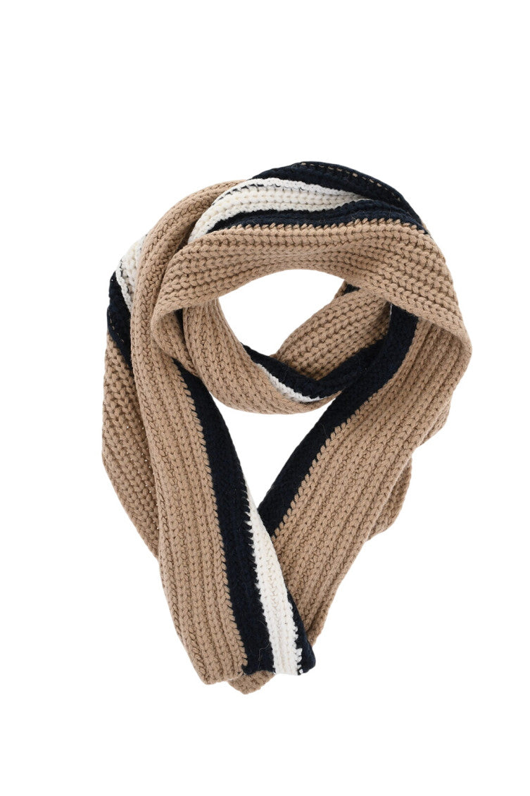 Beige Stripes Scarf 2