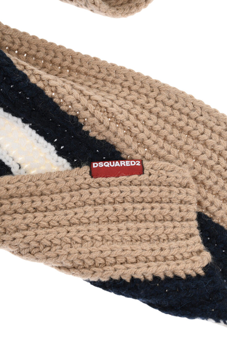 Beige Stripes Scarf 3