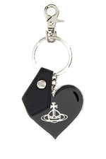 Black Logo Heart Key Charm Holder 1
