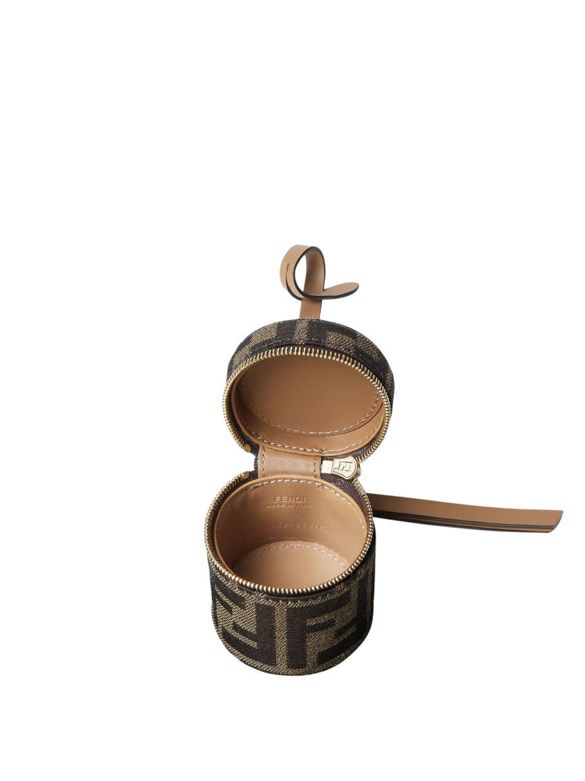 Brown Baguette Coin Holder Charm 3
