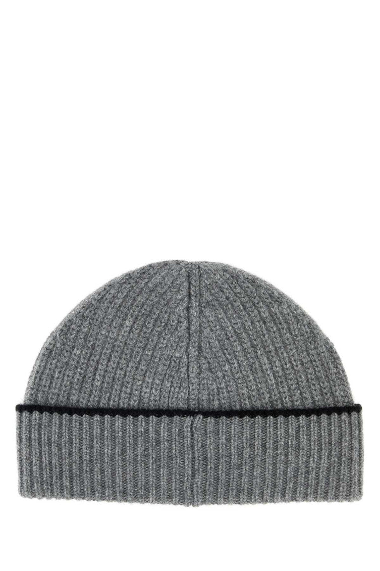 Grey Logo Beanie Hat 2
