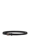 Black Logo Buckle Belt 1