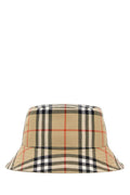 Beige Check Bucket Hat 1